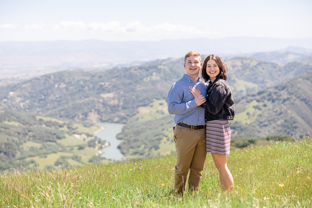 Sierra Azul Open Space Preserve Springtime surprise engagement