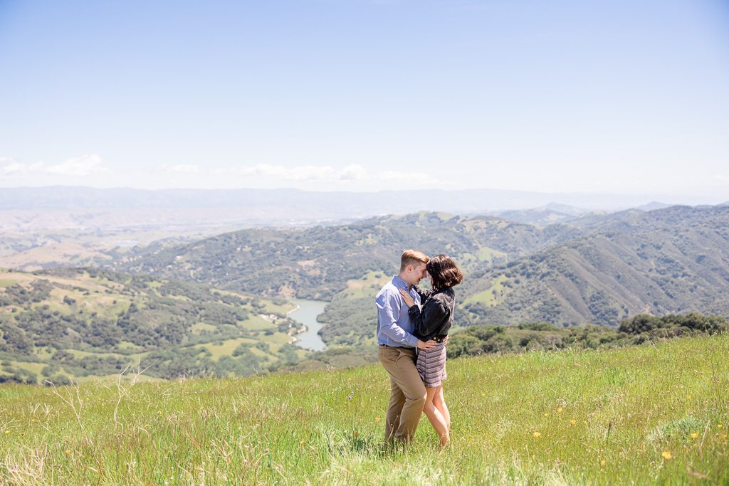 Sierra Azul Open Space Preserve engagement portrait