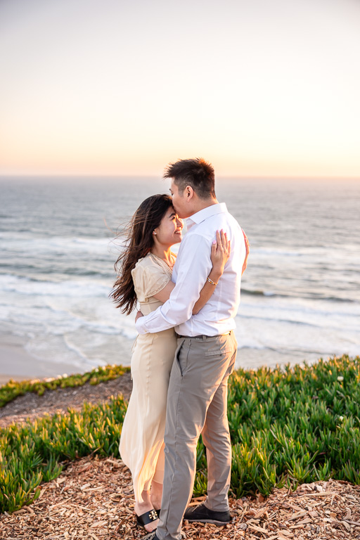 engagement photos at Fort Funston