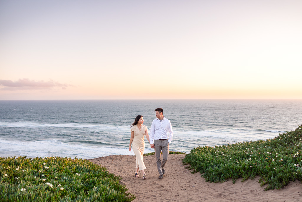 Fort Funston engagement photos