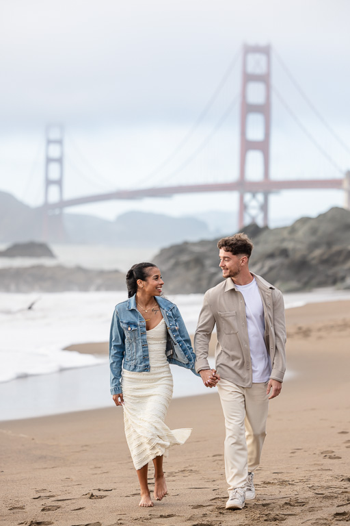 Baker Beach engagement photos