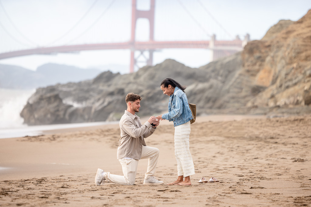 Golden Gate Bridge beach proposal