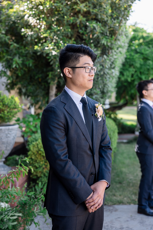 groom at the altar