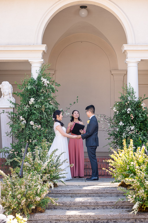 wedding ceremony in progress