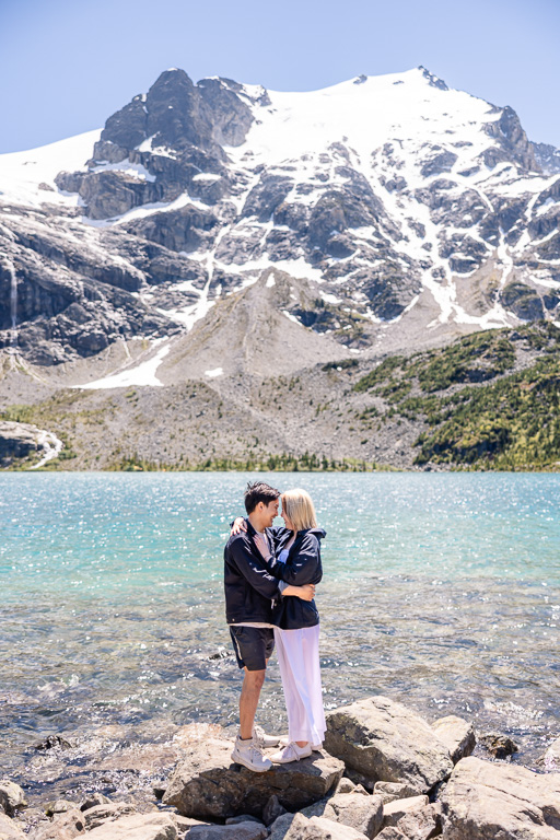 Joffre Lake engagement photos