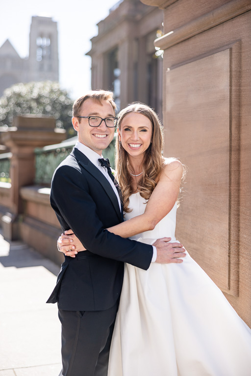 formal portrait of bride & groom