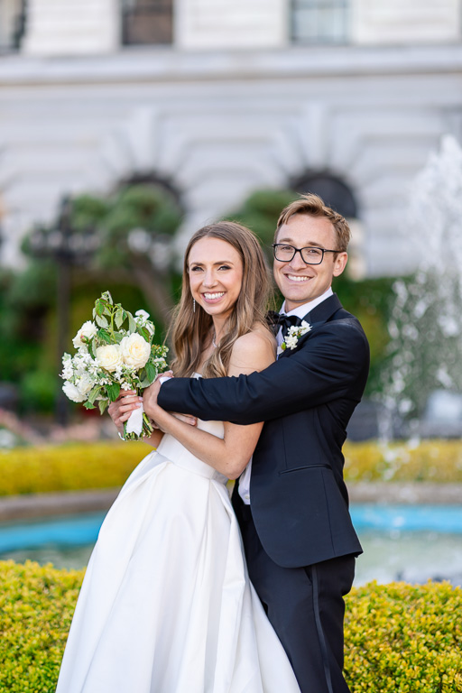 Fairmont San Francisco rooftop garden wedding