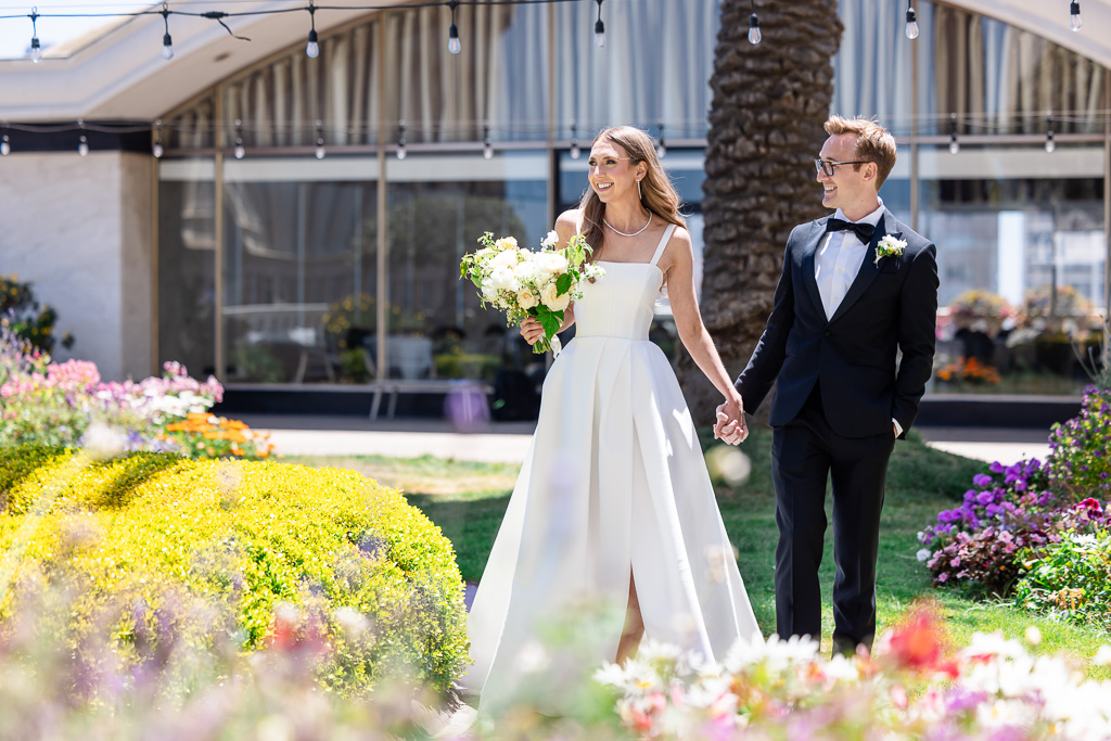 wedding portrait at the Fairmont Hotel in San Francisco