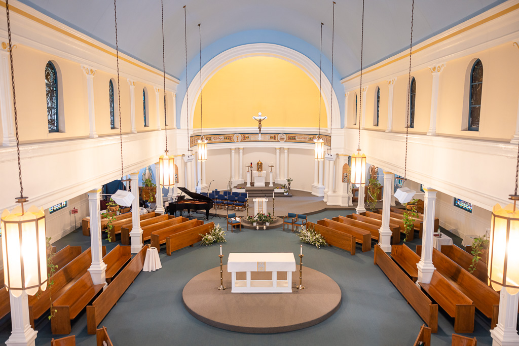 St Teresa of Avila Catholic Church empty interior photo