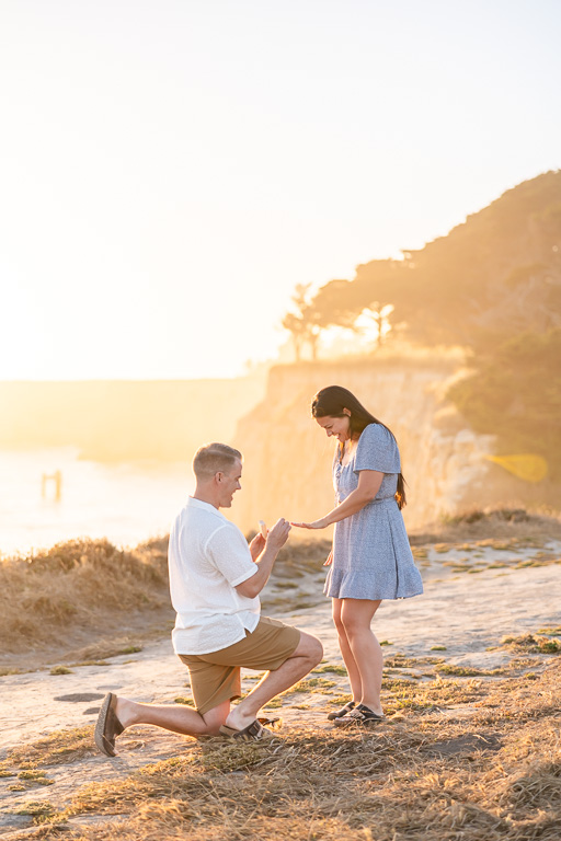 Davenport Beach surprise proposal