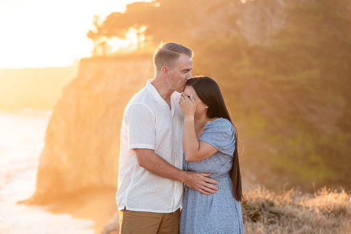 cute candid engagement photos