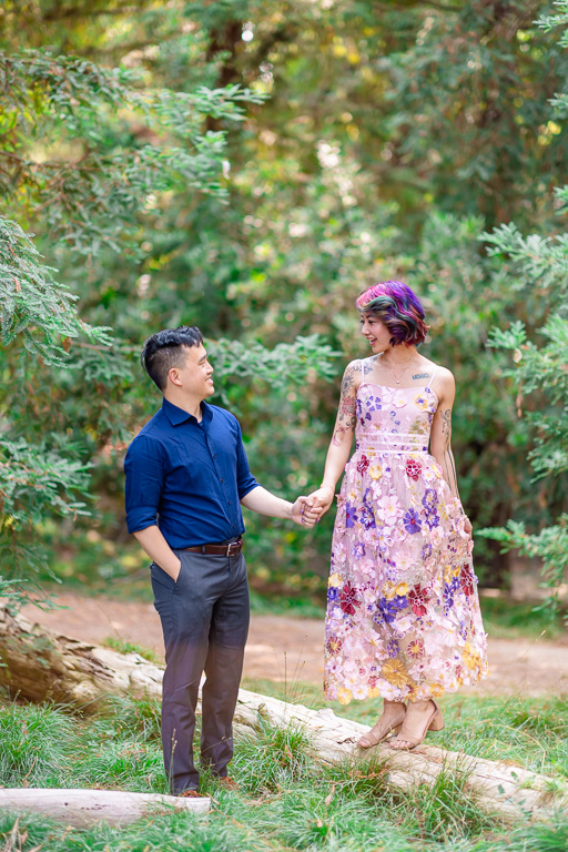 T. Elliot Weier Redwood Grove engagement photos