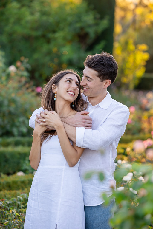 couple in garden