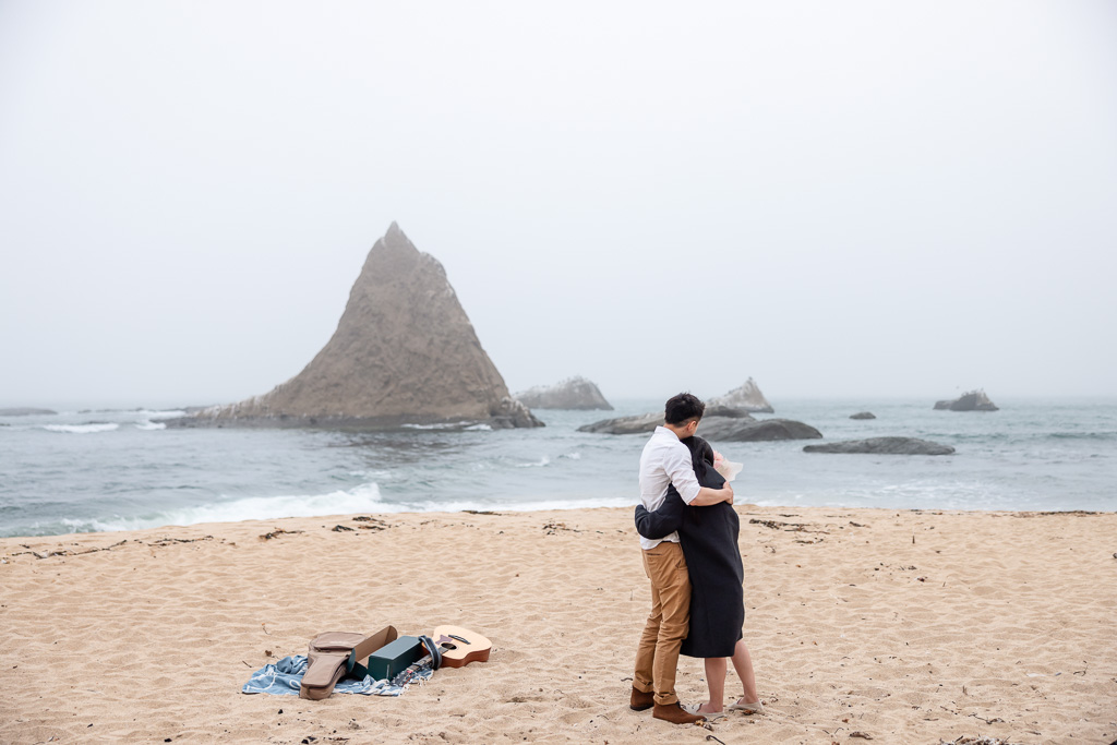 Martin’s Beach engagement