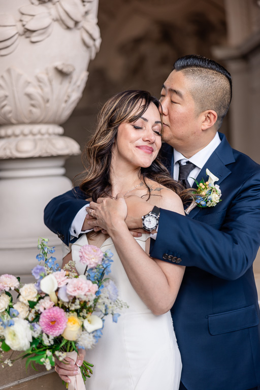 wedding photo at City Hall