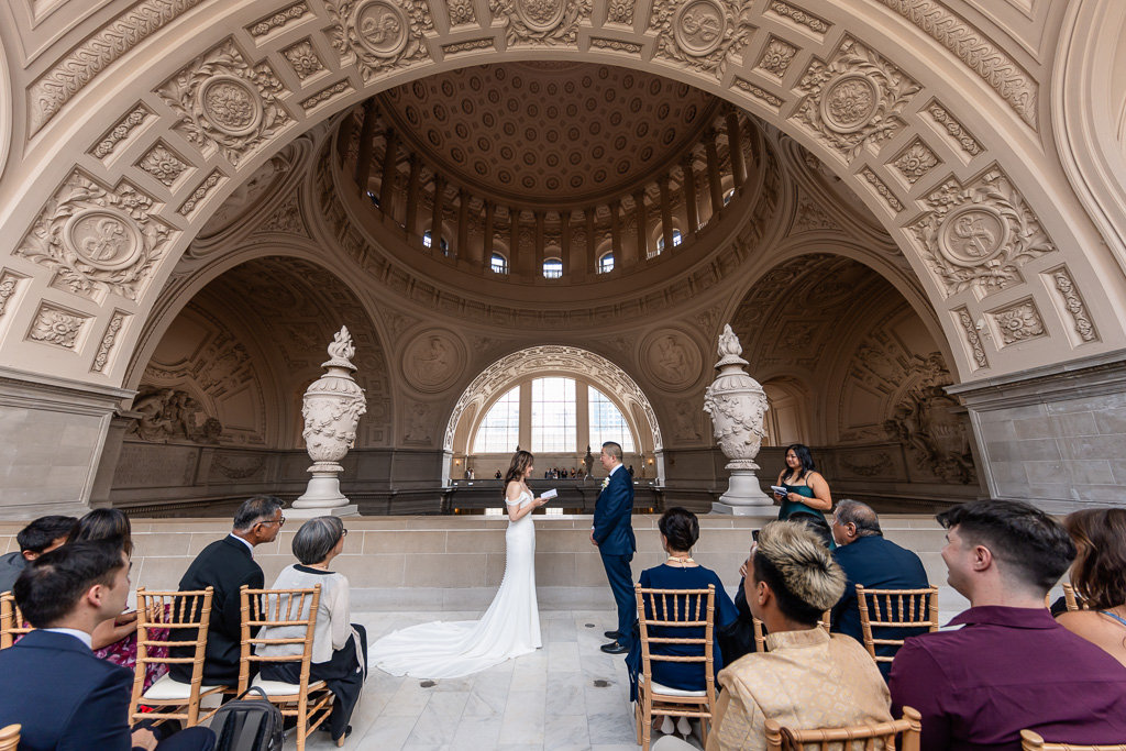 SF City Hall 4th floor balcony ceremony