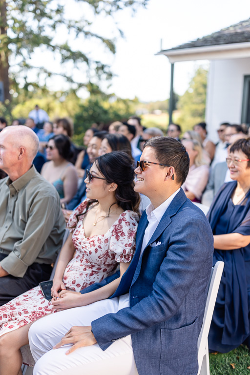 a couple at the ceremony