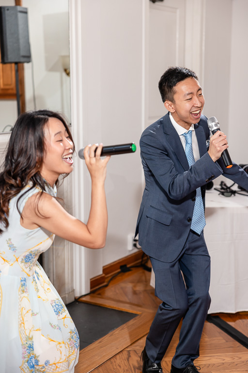 wedding reception karaoke