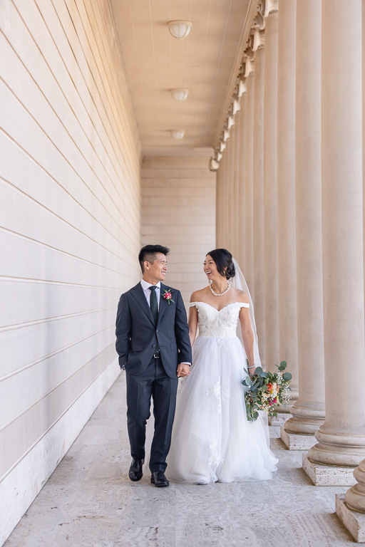 wedding pics at Legion of Honor