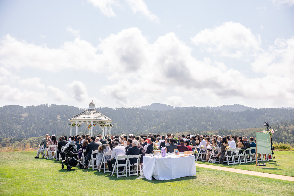 Fairview Crystal Springs outdoor wedding ceremony