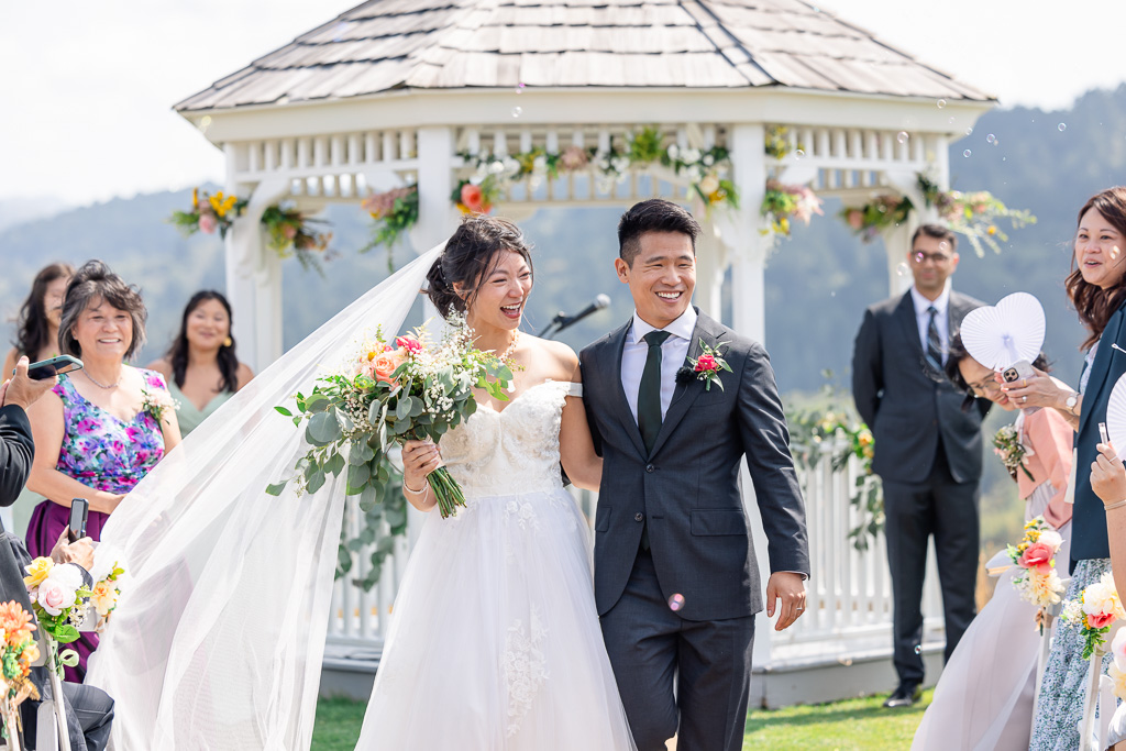 Fairview Crystal Springs wedding recessional