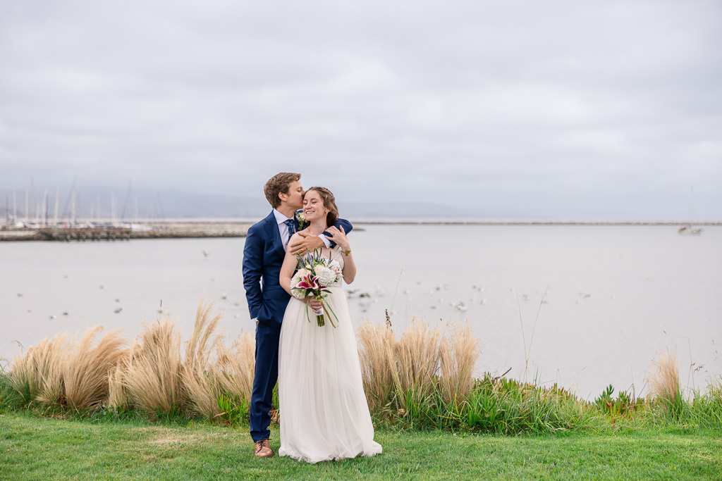 Mavericks House wedding portrait