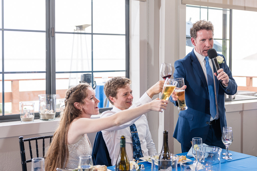 dinner toast by the father