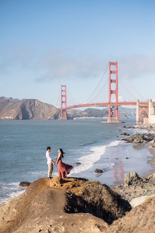 Batteries to Bluffs Trail engagement photos