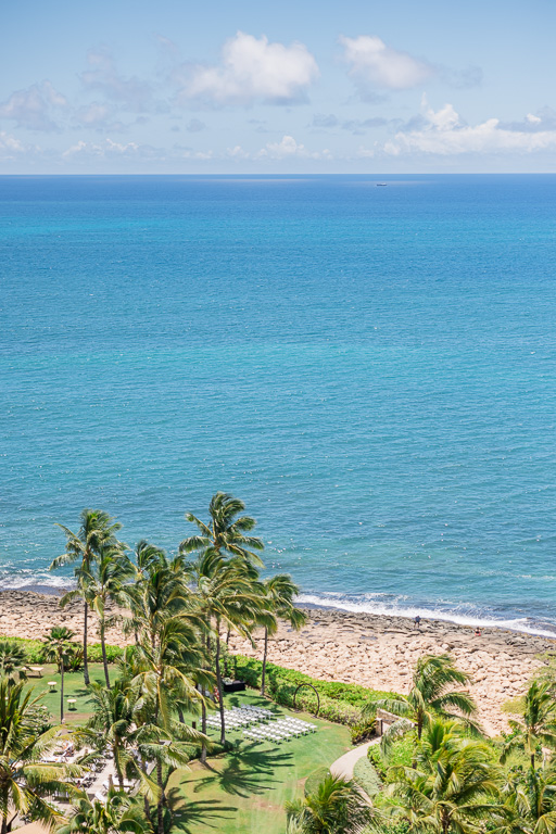 Oahu beach and ocean