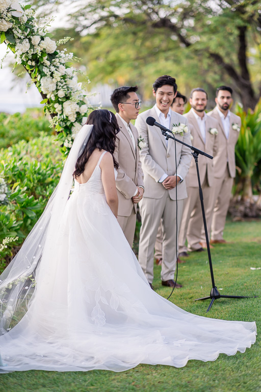 officiant speaking during ceremony