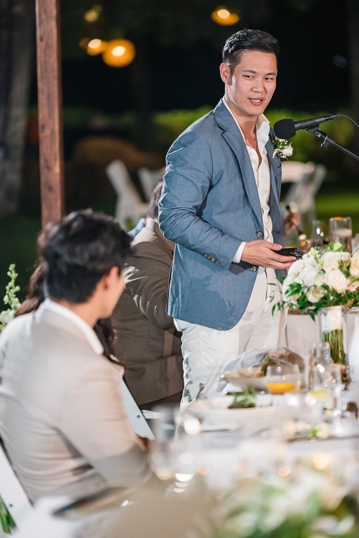 heartfelt speech by the brother of the groom