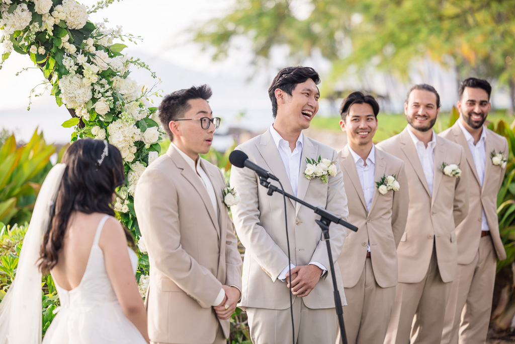 groom angle of ceremony