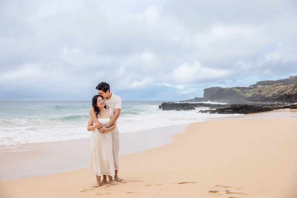 Sandy Beach engagement shoot