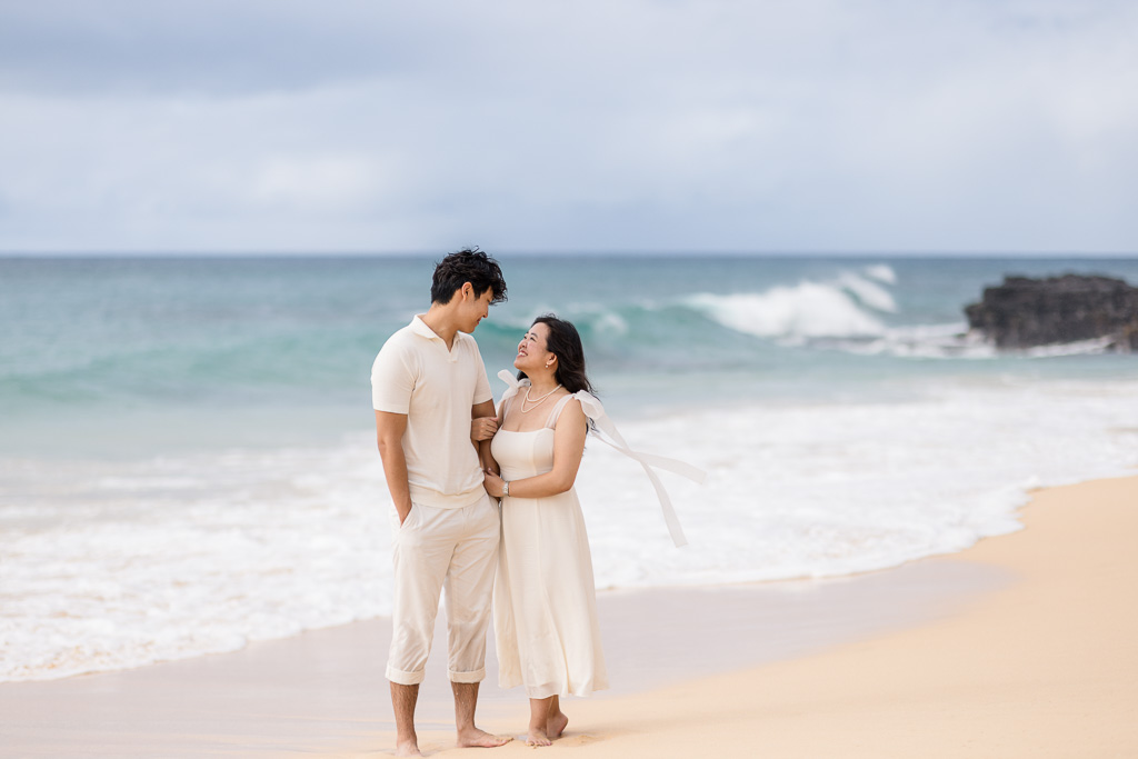 engagement photos at Sandy Beach