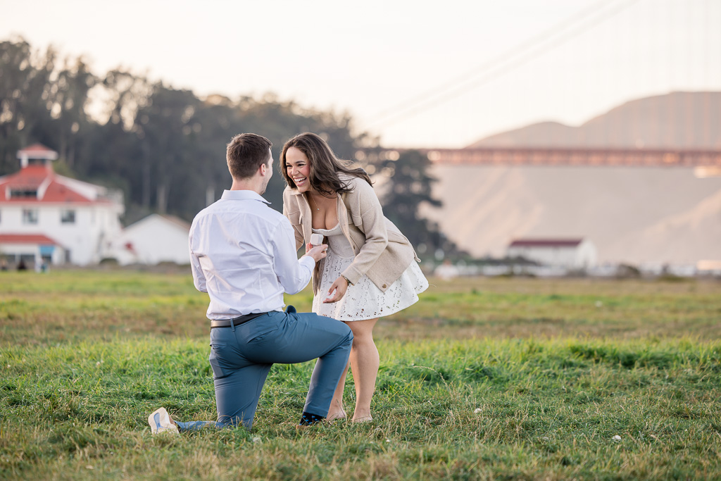 Crissy Field lawn surprise proposal