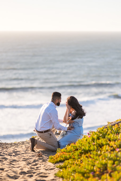 emotional surprise proposal reaction captured by hidden photographer