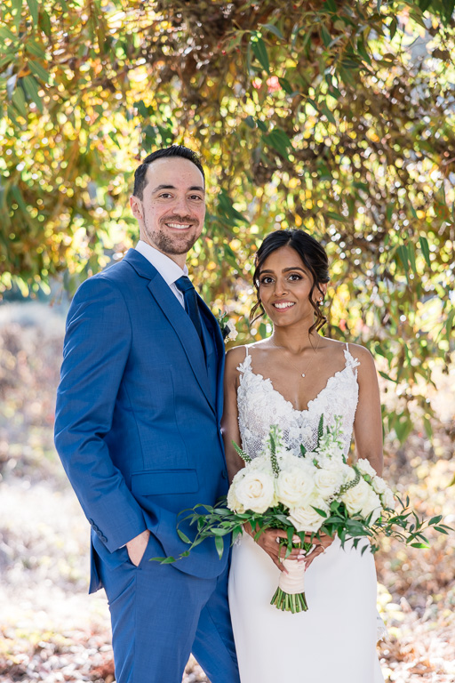 the bride and groom