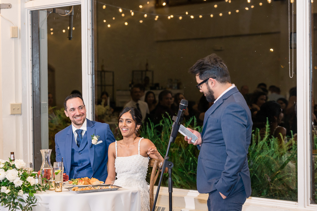 friend giving a dinner speech