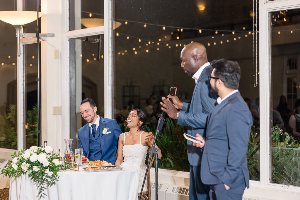 dinner toast at Golden Gate Club