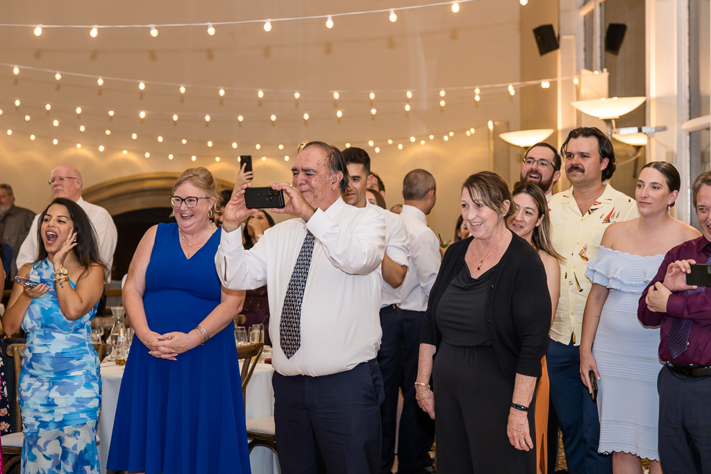 guests enjoying the first dance