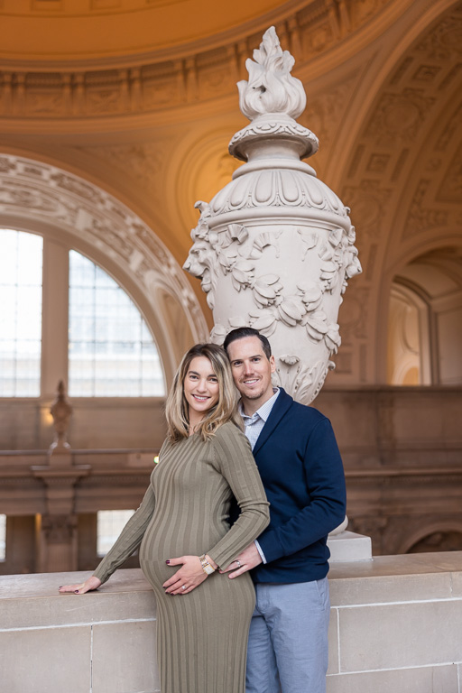 San Francisco City Hall maternity photos