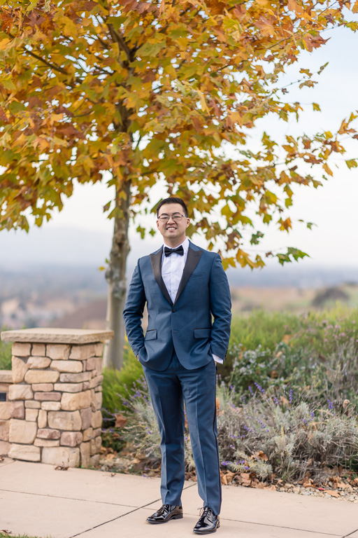 Boulder Ridge groom solo portrait