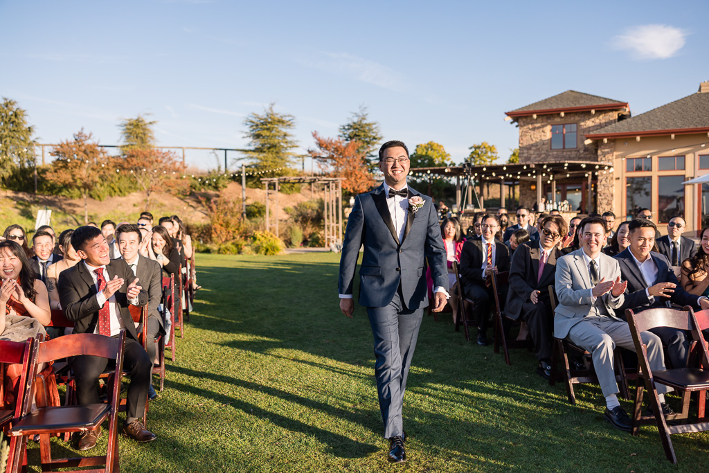 groom ceremony entrance