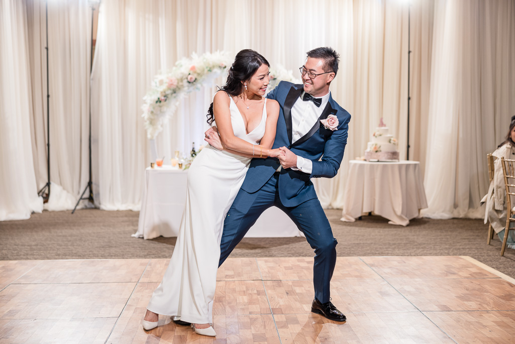 well-rehearsed choreographed first dance