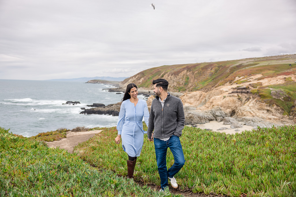 engagement photos in Bodega Bay