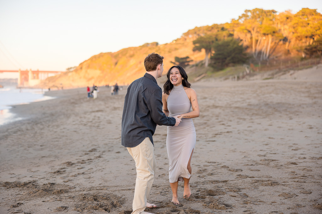 happy reaction to proposal