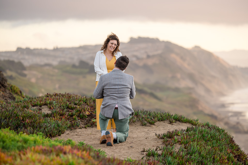 Fort Funston ocean bluff surprise proposalproposal