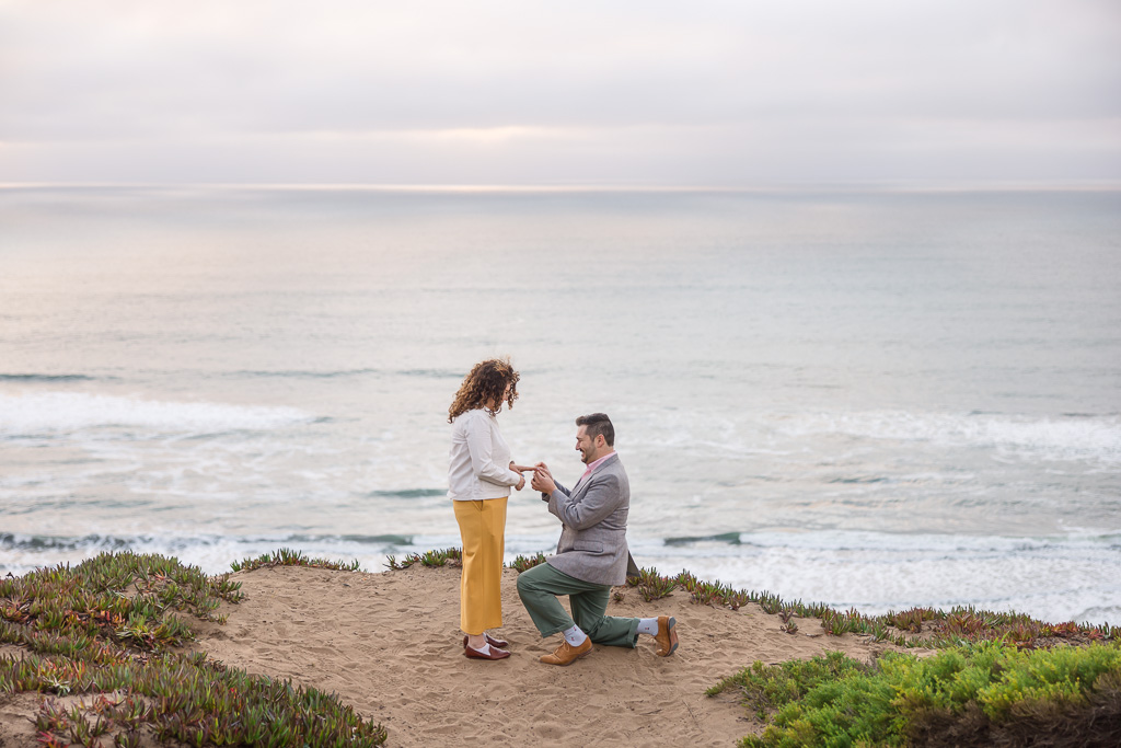 ocean cliff surprise proposal