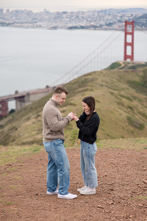 putting on the ring