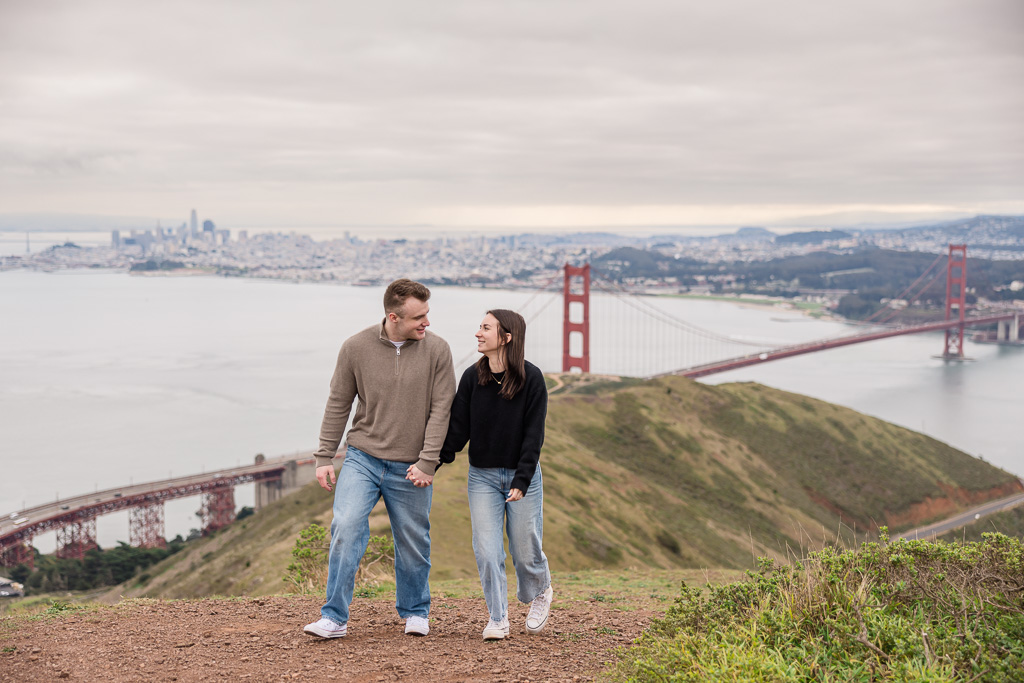 a photo of the couple walking